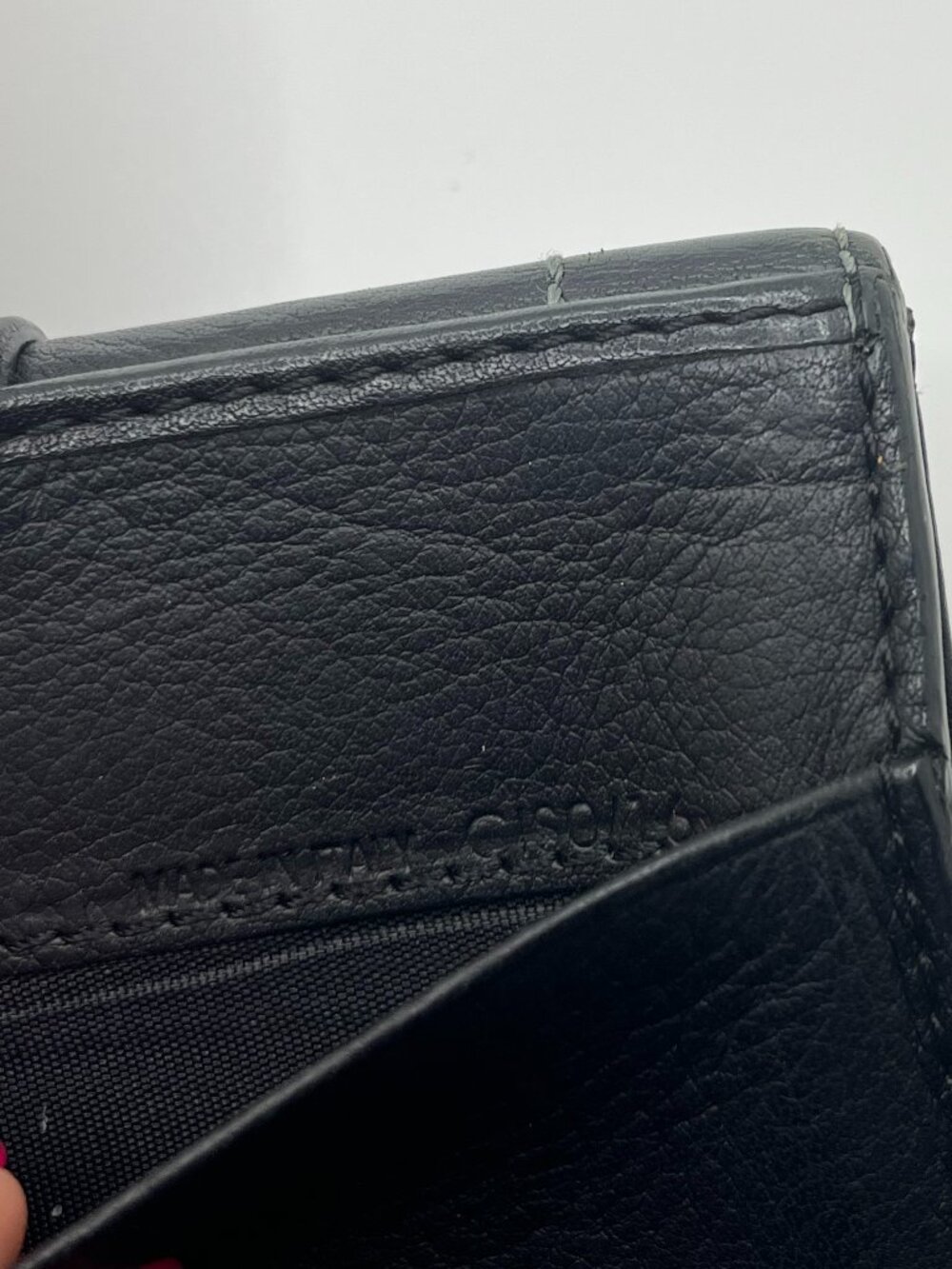 Vintage Celine Black Leather Compact Wallet - Picture 10 of 11